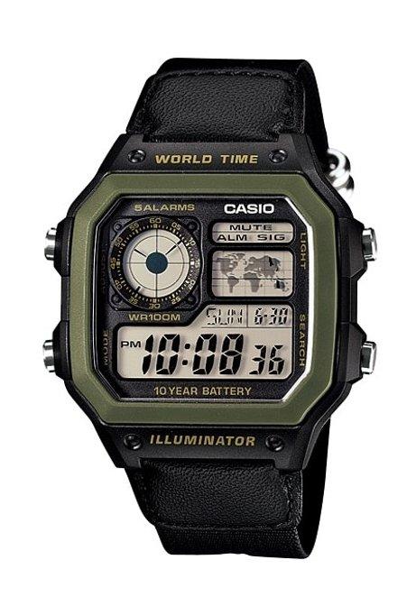 

Casio 42mm digital nylon sports watch - (ae-1200whb-1bvdf)