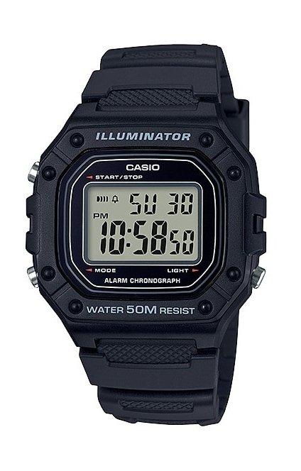 

Casio 43mm gent's resin digital sports watch - (w-218h-1avdf)