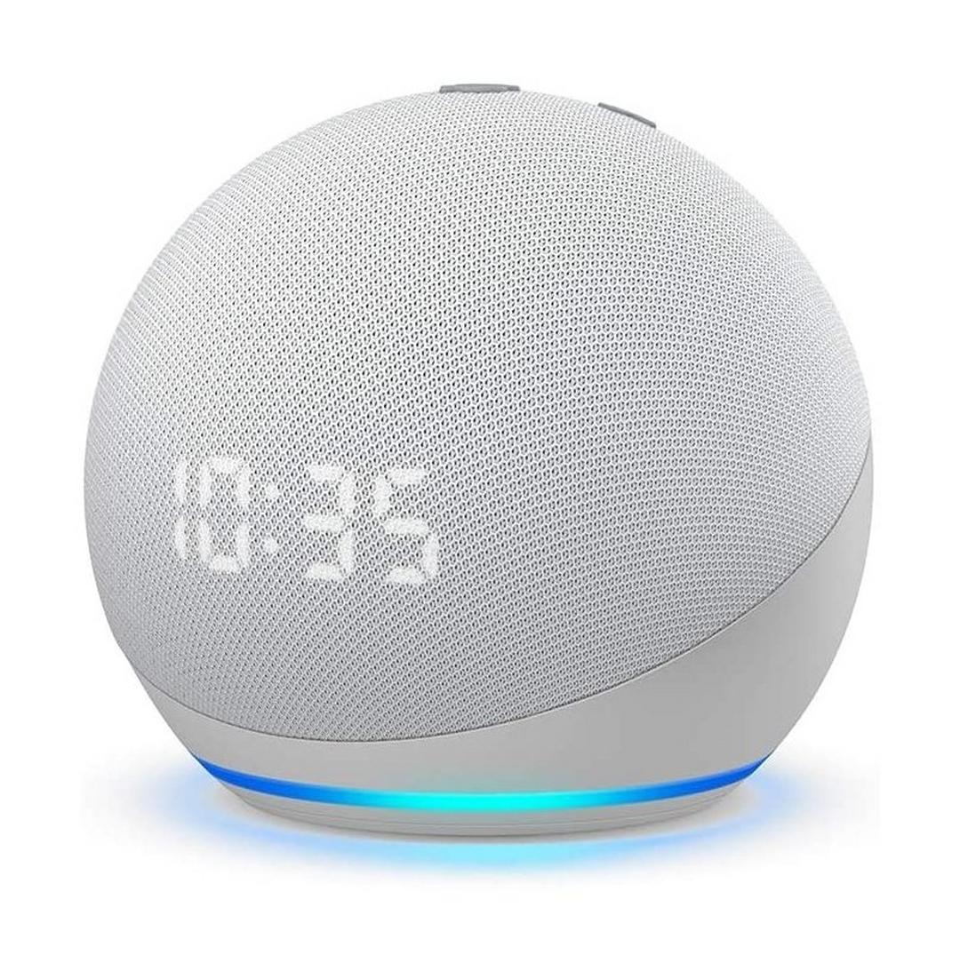 Echo Dot 4th Gen. Smart speaker with clock and Alexa - White