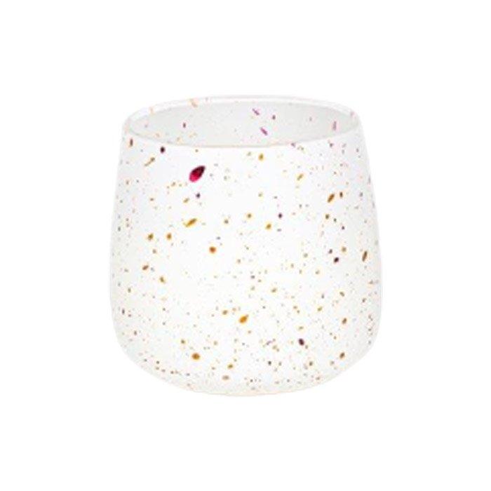 

Soft linen candle 121g - white