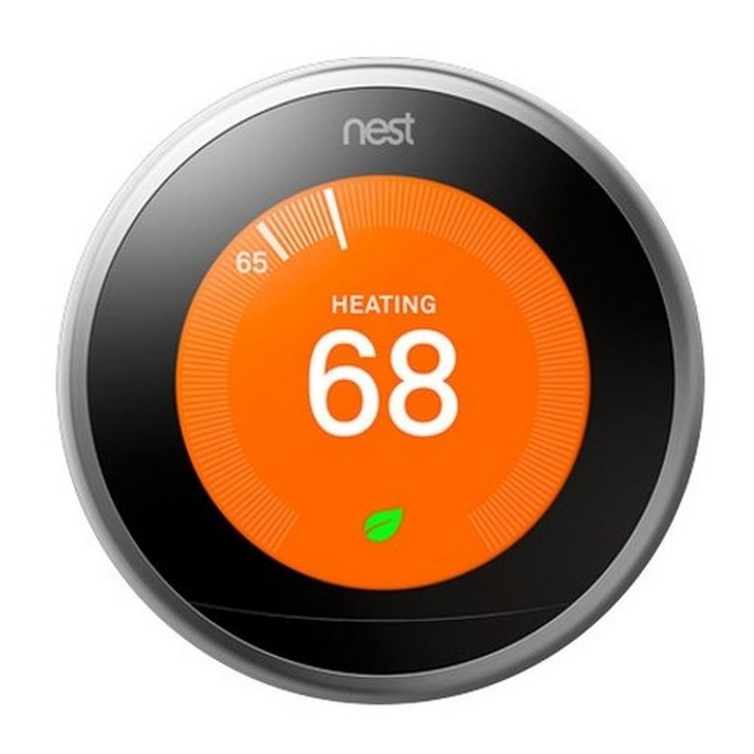 Google Nest Learning Thermostat 3rd Generation - Stainless Steel