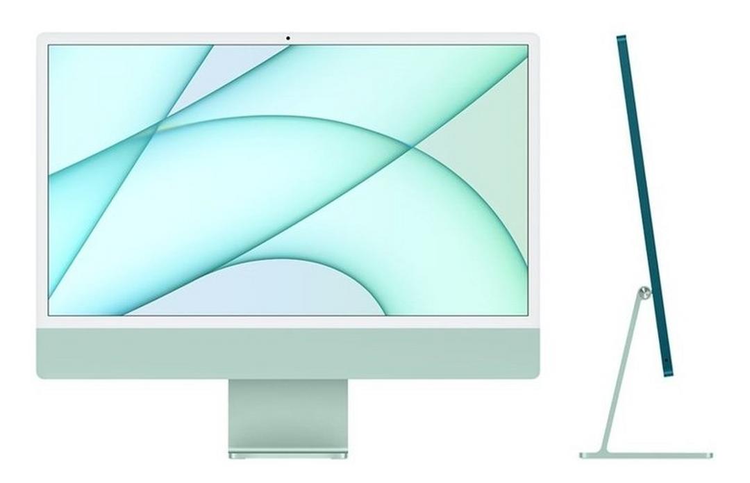 Apple iMac M1 Processor 8GB RAM 256 SSD 24-inch Touch ID 4.5K Retina Display All-In-One Desktop (2021) - Green
