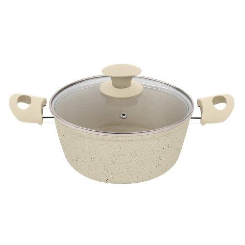 

Safat home granito lidded casserole 24cm - beige