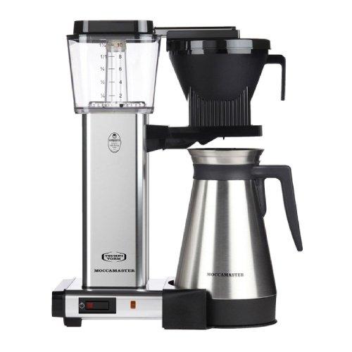 

Moccamaster kbgt 1450w coffee maker – polished sliver