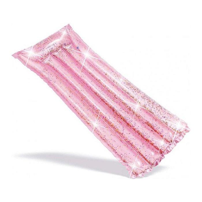 

Intex inflatable pink glitter mat