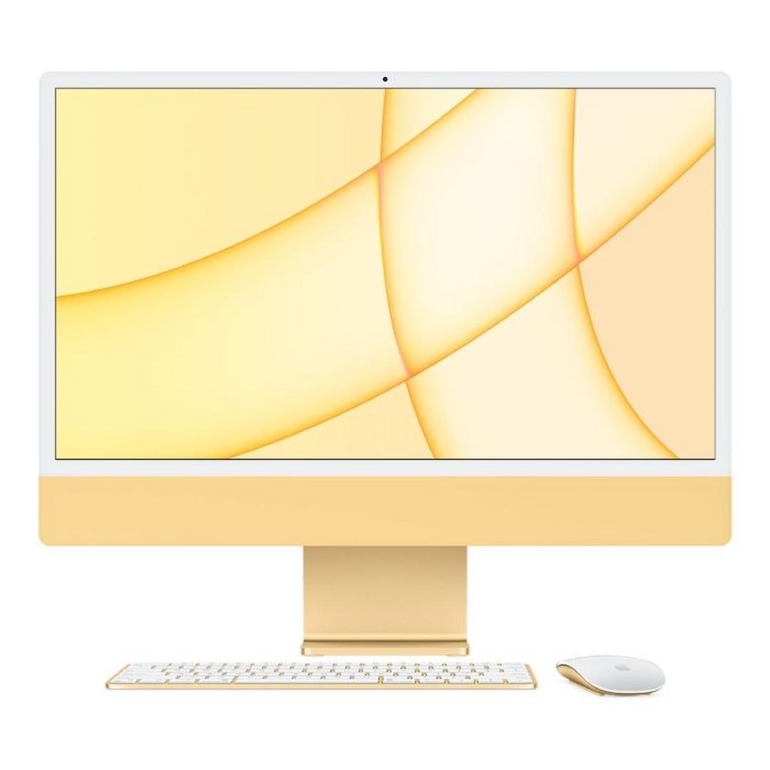 Apple iMac M1, RAM 8GB, 256GB SSD, 24" 4.5K Retina All in one Desktop - Yellow