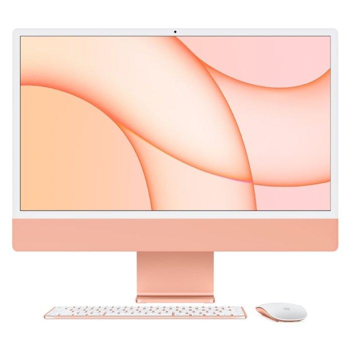 

Apple imac m1, ram 8gb, 512gb ssd, 24" 4. 5k retina all in one desktop - orange