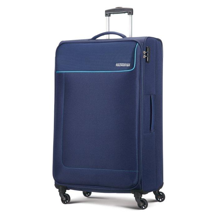 

American tourister jamaica 80cm soft luggage - navy