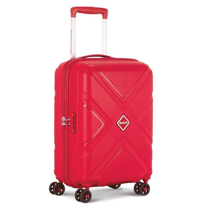 

American tourister kross hard spinner 55cm luggage - red