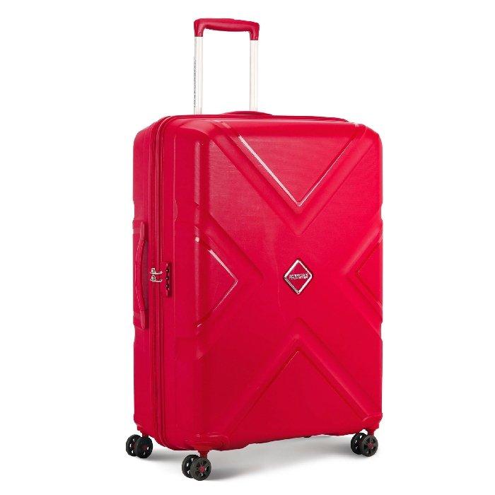

American tourister kross hard spinner luggage, 68cm, le2x00102 - red