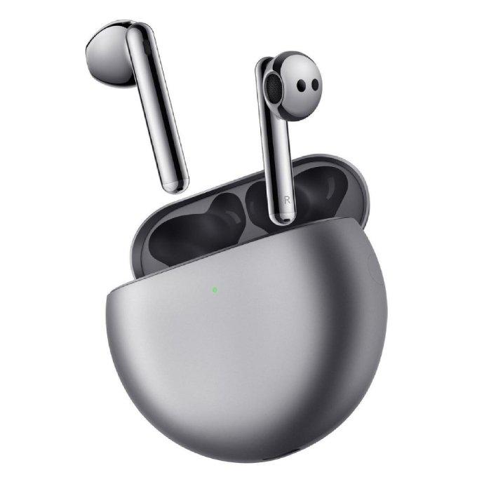 

Huawei freebuds 4 true wireless earphones - silver frost