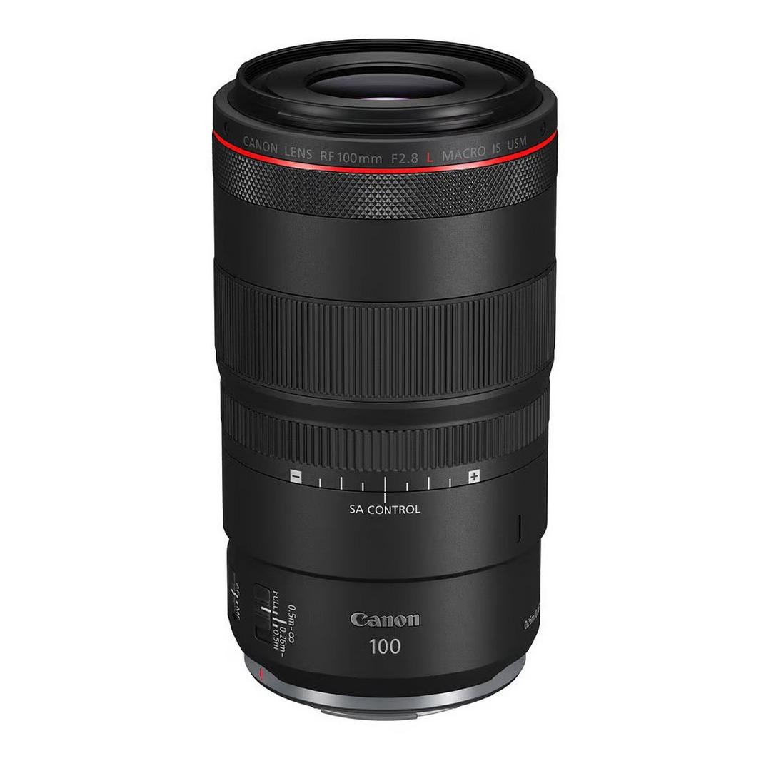 Canon EOS RF 100 F/2.8L IS Lens, 4514C005AA - Black