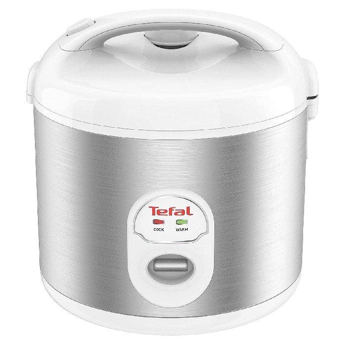 

Tefal rice cooker, 540w, 1. 8l, rk242127 - silver/white