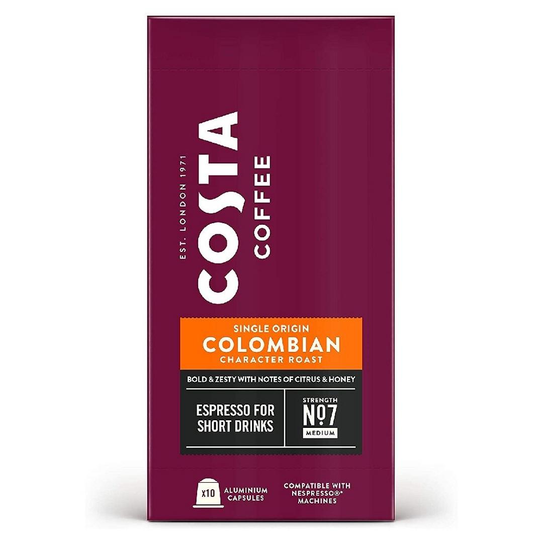 Costa for Nespresso Colombian Espresso - 10 Capsules