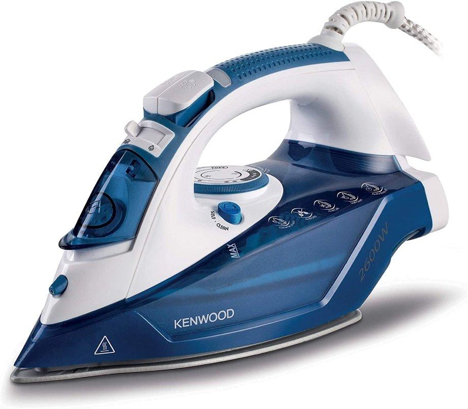 

Kenwood steam iron, 350ml, 2600w, owstp75. 000wb - white/blue