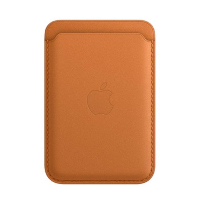 

Apple iphone leather wallet with magsafe - golden brown