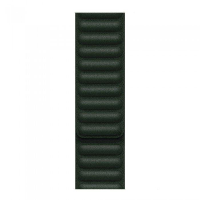 

Apple leather link bracelet 41mm - sequoia green m/l