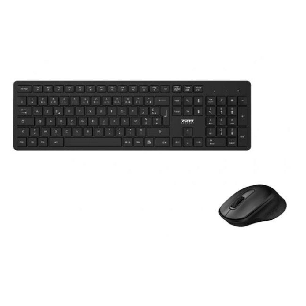 

Port connect wireless mouse and keyboard pack
