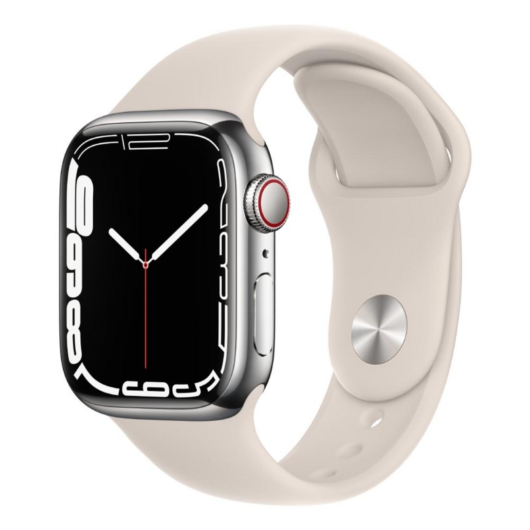 Apple Watch Series 7 Cellular 41mm - Silver / Starlight