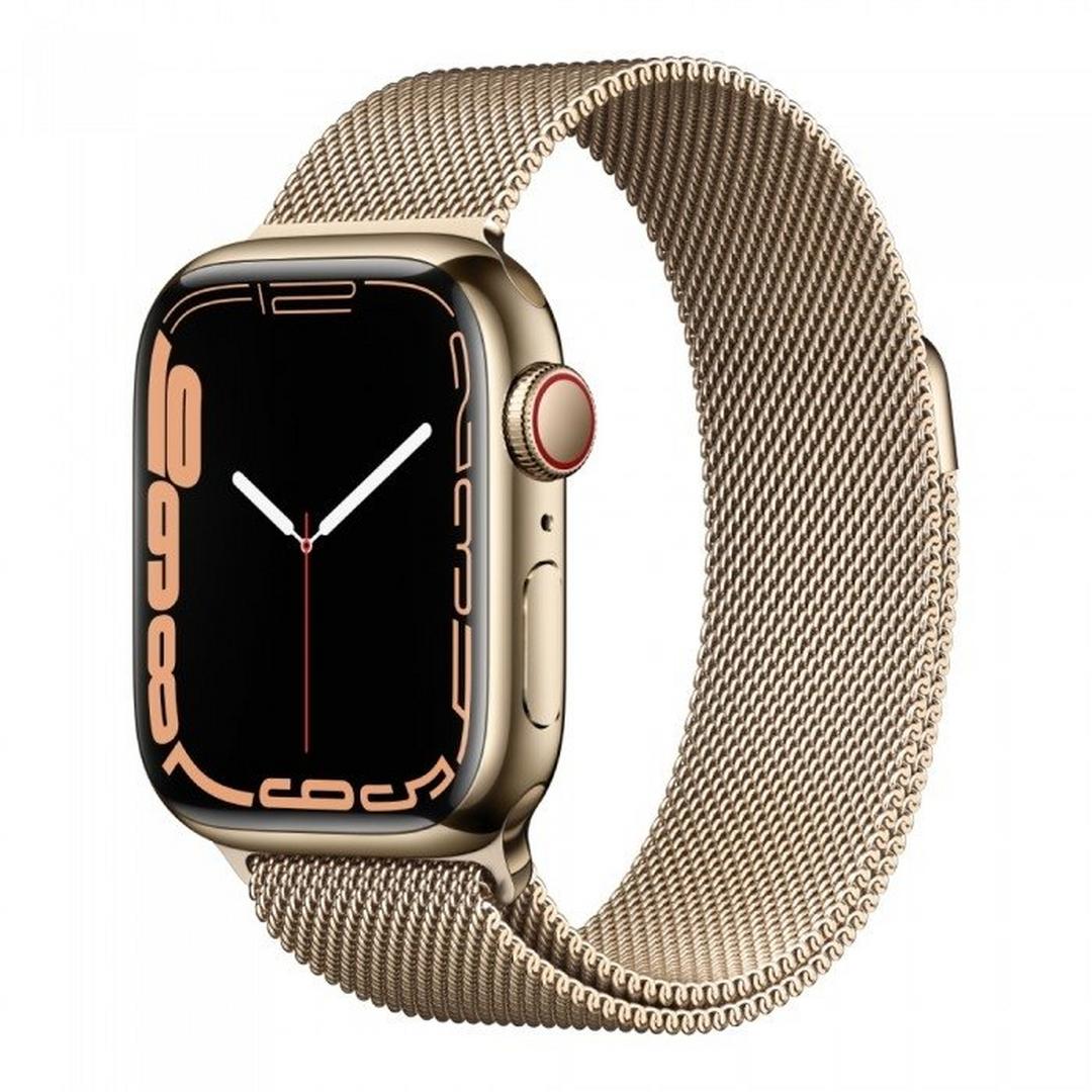 Apple Watch Series 7 Cellular 45mm Stainless Steel - Gold