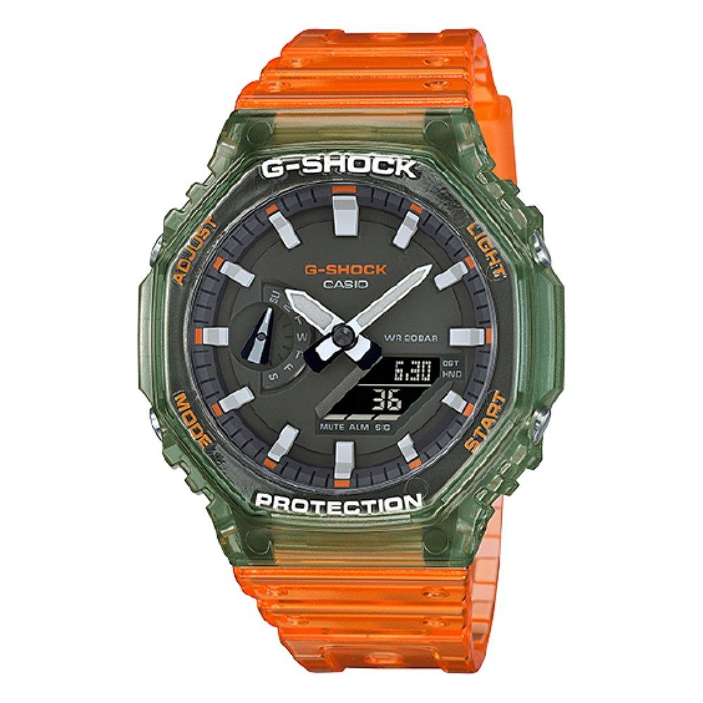 

Casio g-shock analog / digital 48mm gents resin sport watch (ga-2100hc-4adr)
