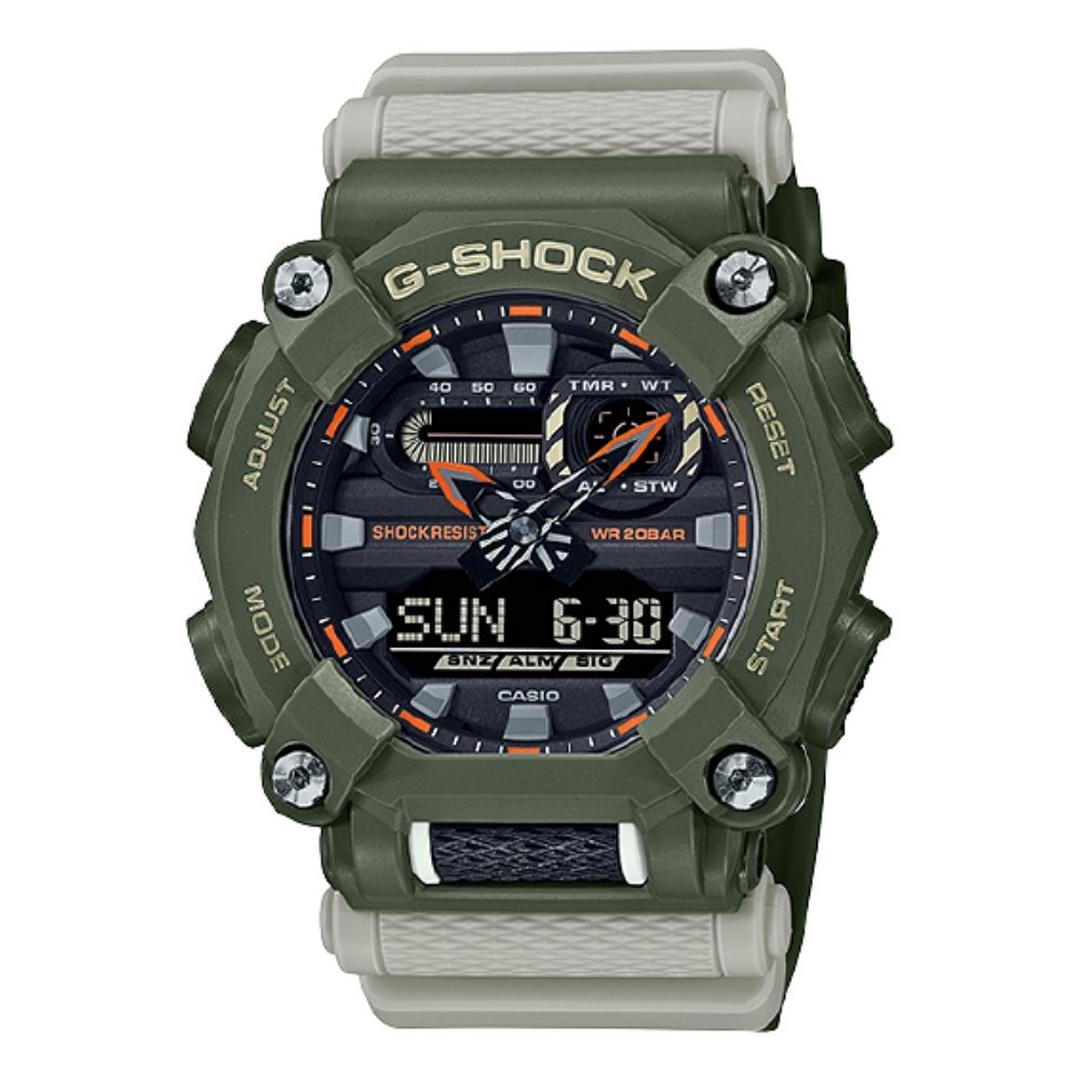 Casio G-Shock Analog / Digital 53mm Gents Resin Sport Watch (GA-900HC-3ADR)
