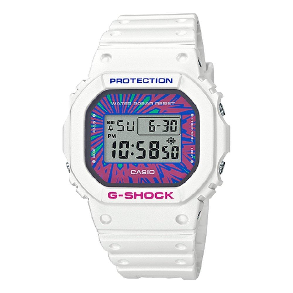 

Casio g-shock digital 49mm gents resin sport watch (dw-5600dn-7dr)