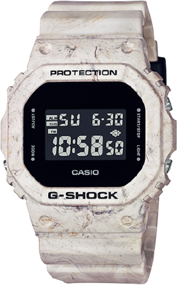 

Casio g-shock digital 49mm gents resin sport watch (dw-5600wm-5dr)