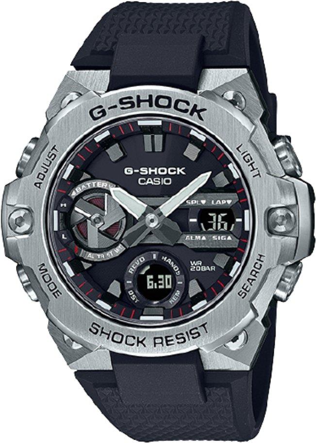 

Casio g-shock analaog / digital 50mm gents resin sport watch (gst-b400-1adr)