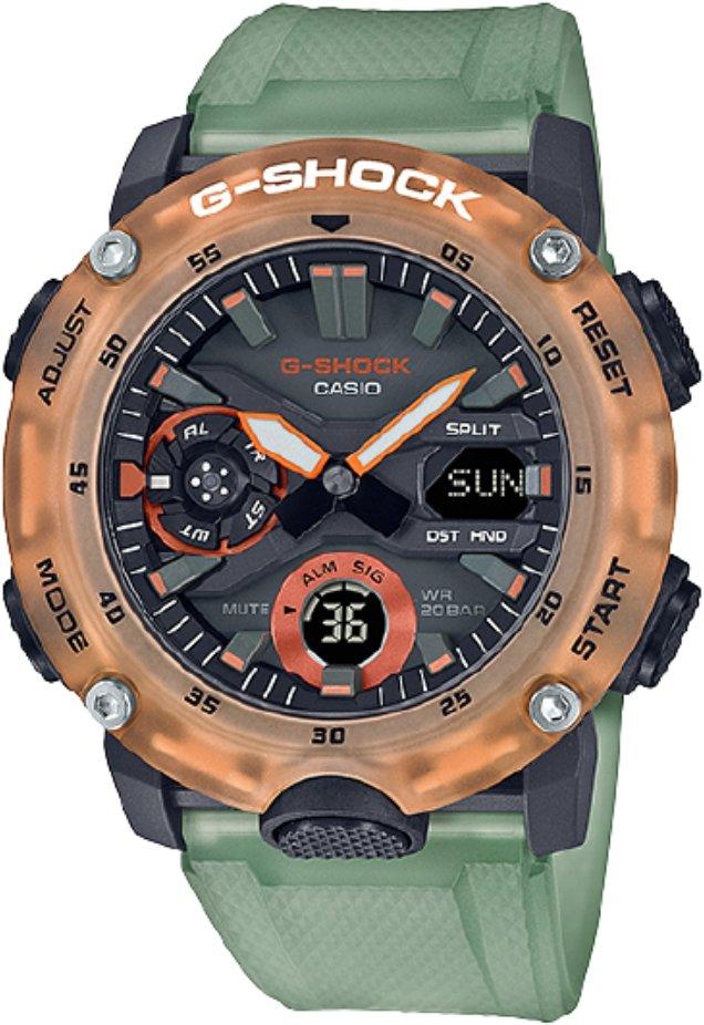 

Casio g-shock analog / digital 51mm gents resin sport watch (ga-2000hc-3adr)