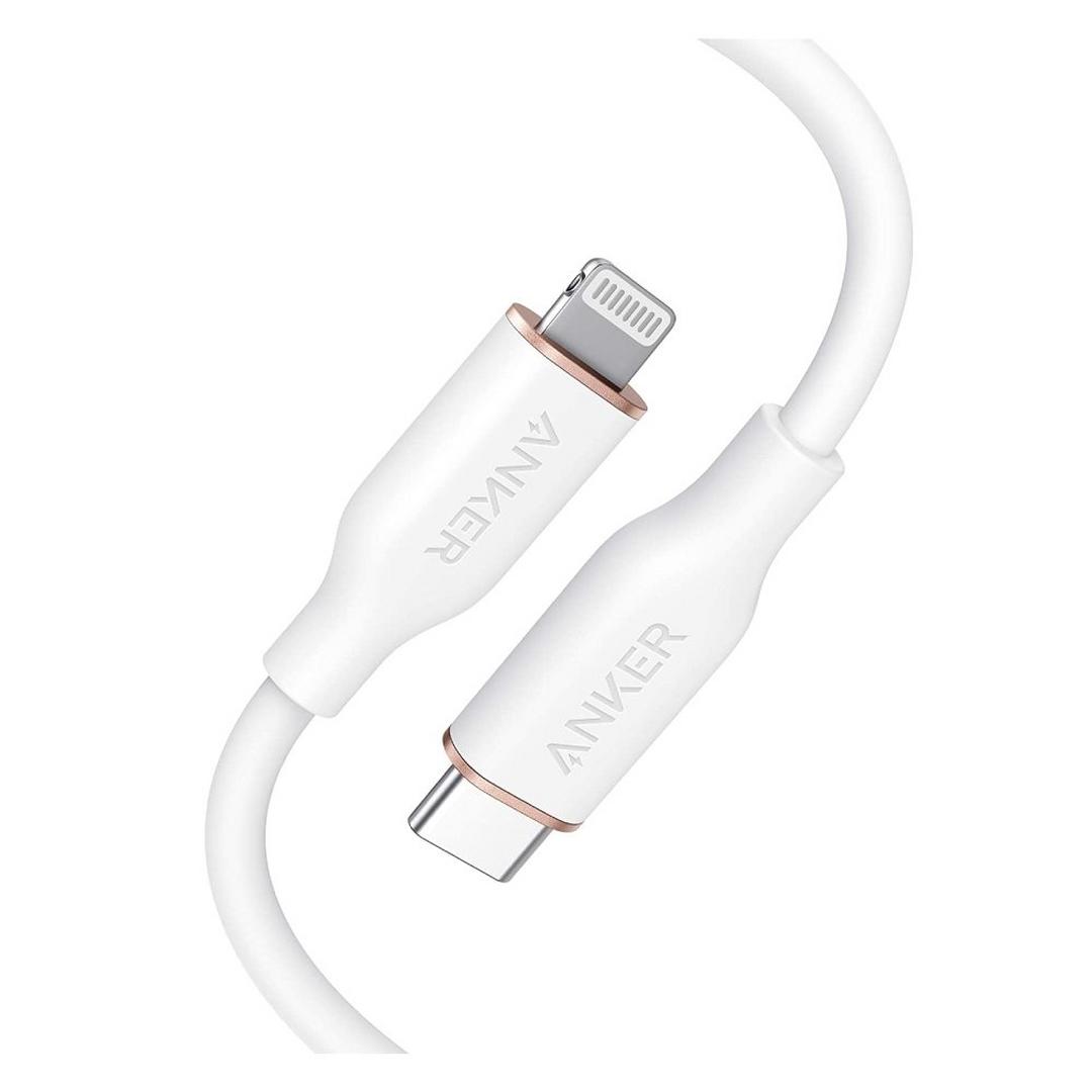 Anker PowerLine III Flow USB-C to Lightning 6ft Cable - White