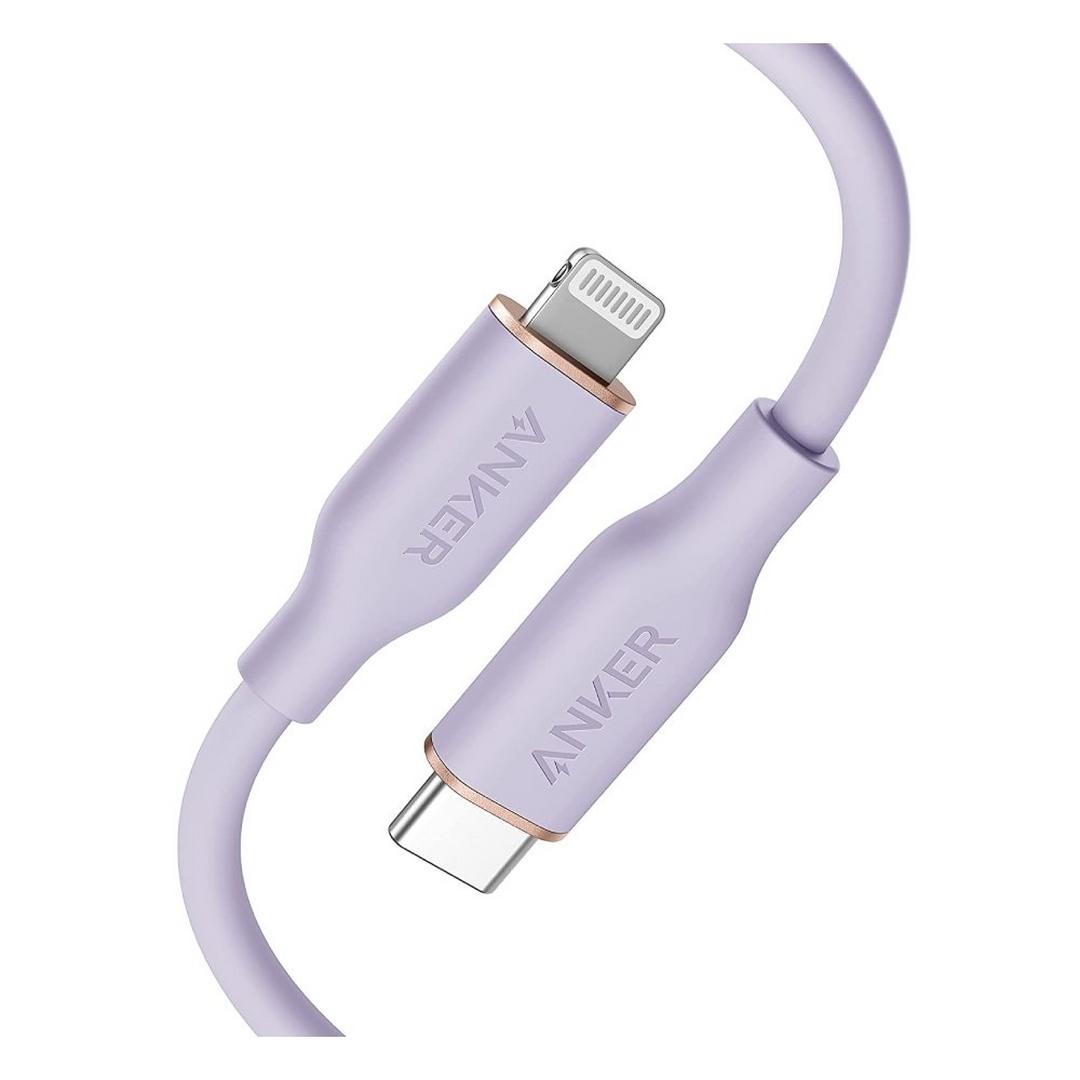 Anker PowerLine III Flow USB-C to Lightning 3ft Cable - Purple