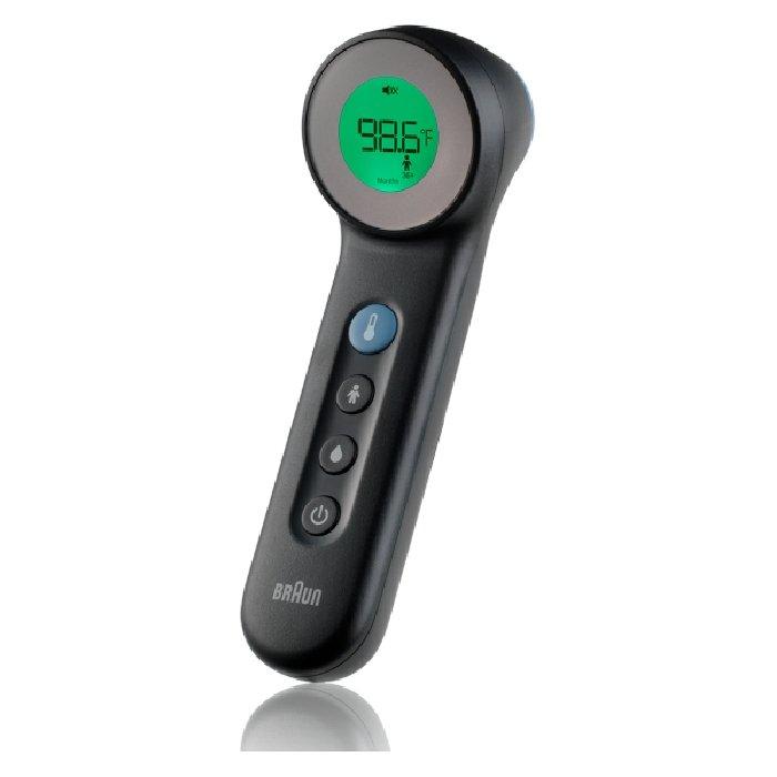 

Braun 3-in-1 no touch thermometer for adults and babies, bnt400 b - white
