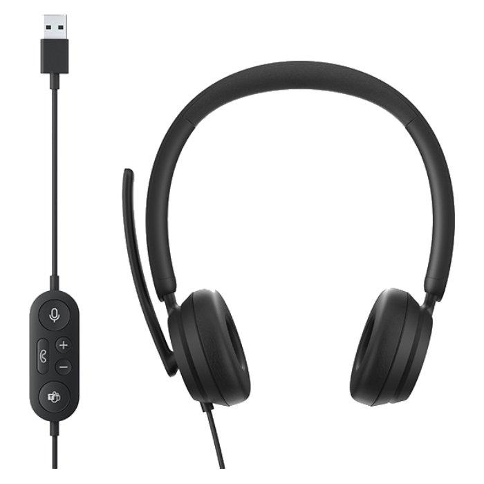 

Microsoft modern usb-a headset - black