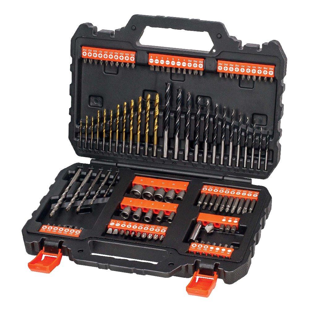

Black+decker mixed drilling and screwdriving set - a7200-xj