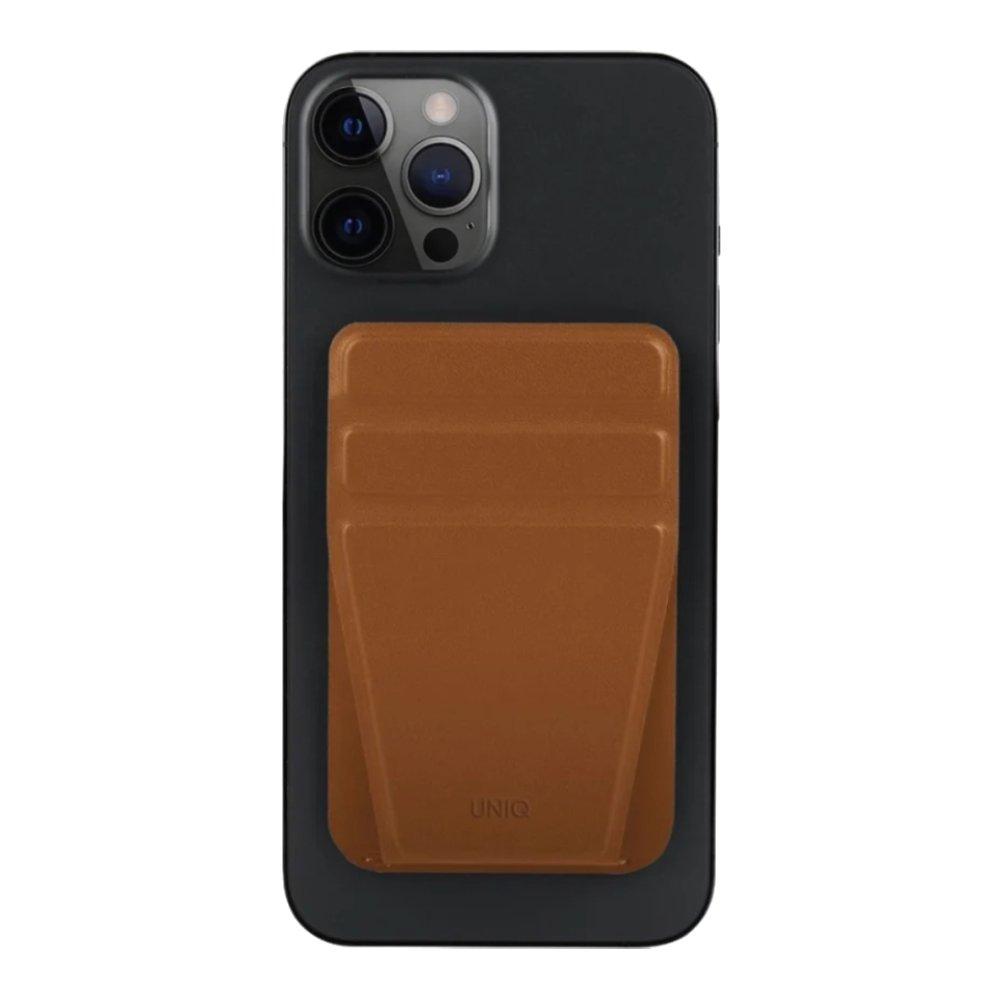

Uniq lyft magnetic stand and card holder - brown
