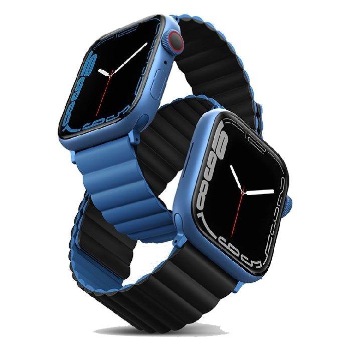 

Uniq revix magnetic apple watch strap 45 mm - blue black