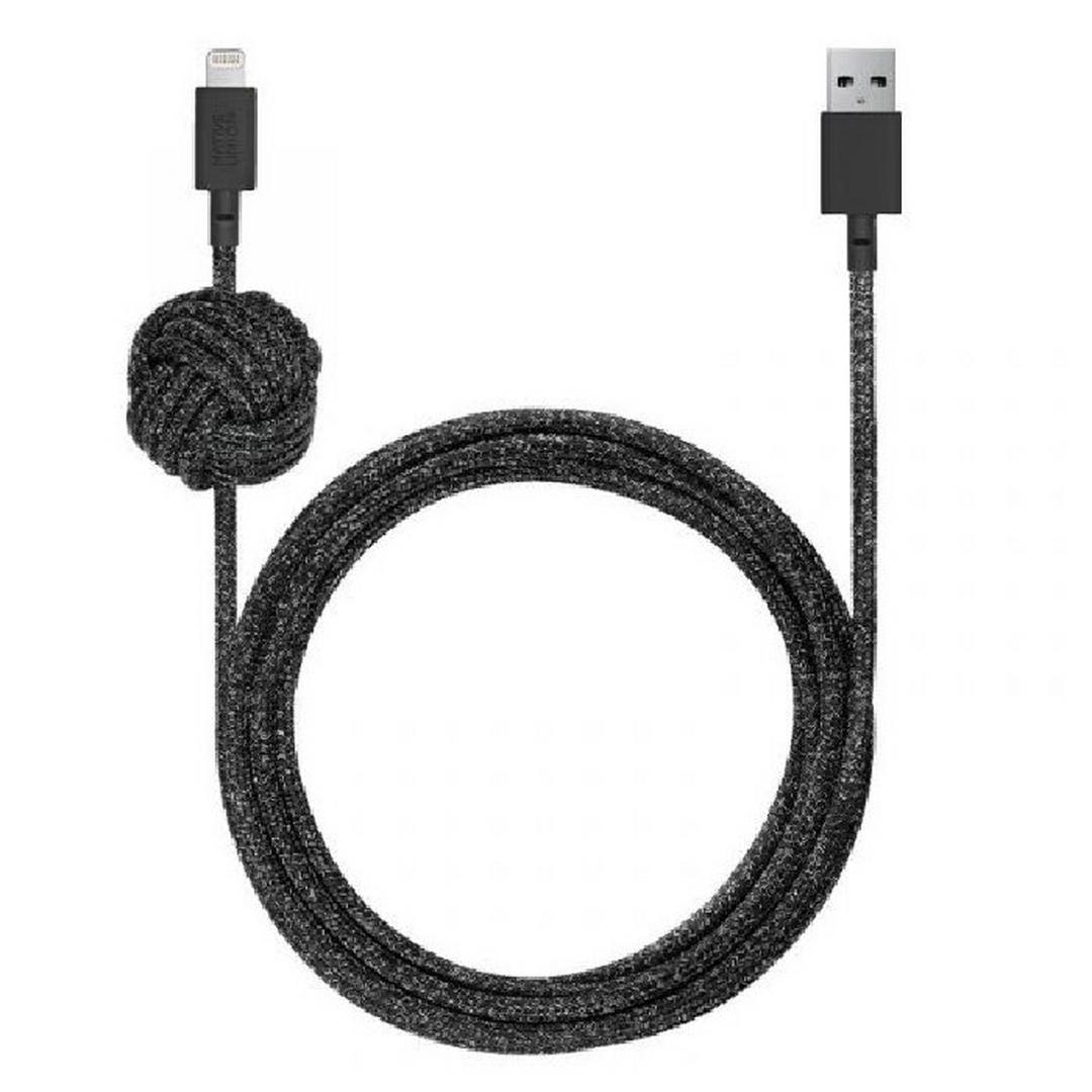 Native Union Night Cable USB-A to Lightning 3m - Black