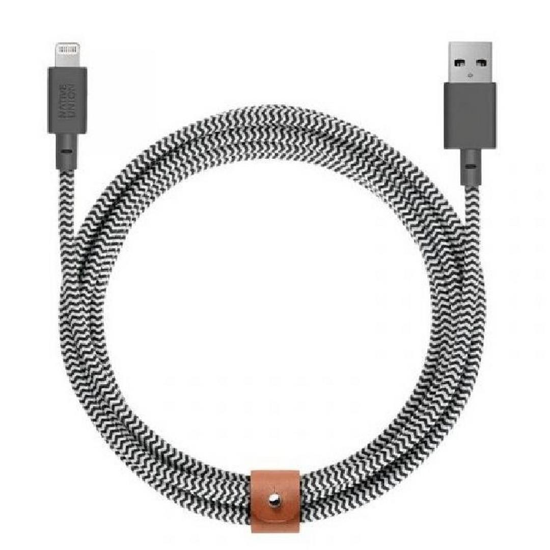 Native Union Belt Cable USB-A to Lightning 3m - Zebra