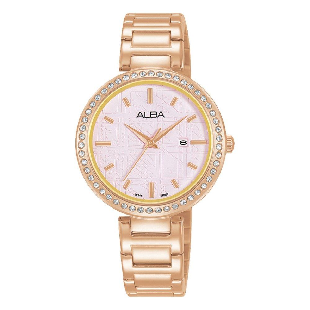 

Alba ladies 32mm fashion analog metal watch - ah7x34x1