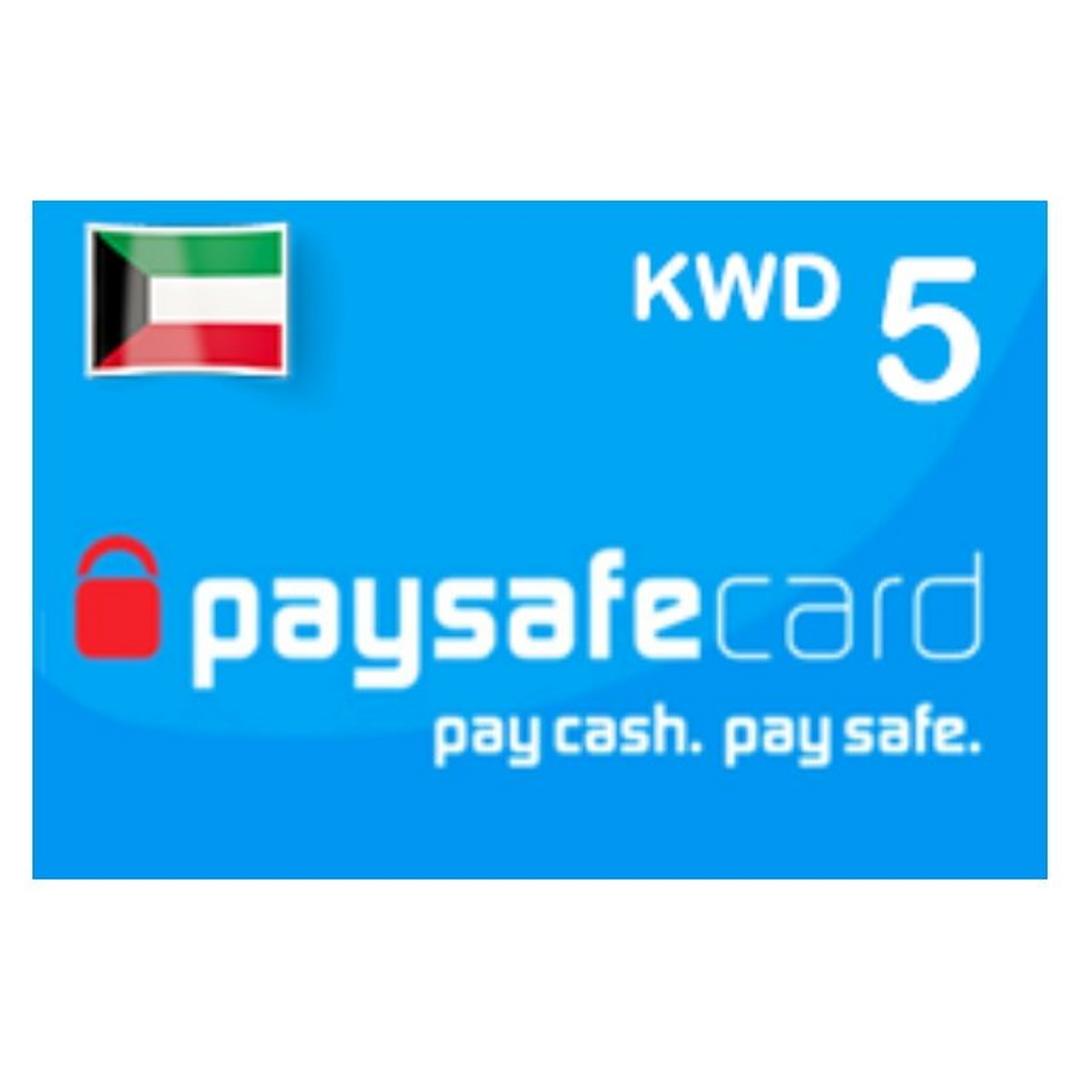 PaySafe Card 5 KD (Kuwait Store)