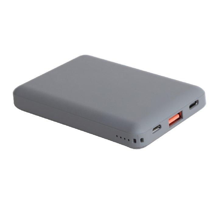 

Uniq mini 8000 mah usb-c pocket powerbank - ash grey