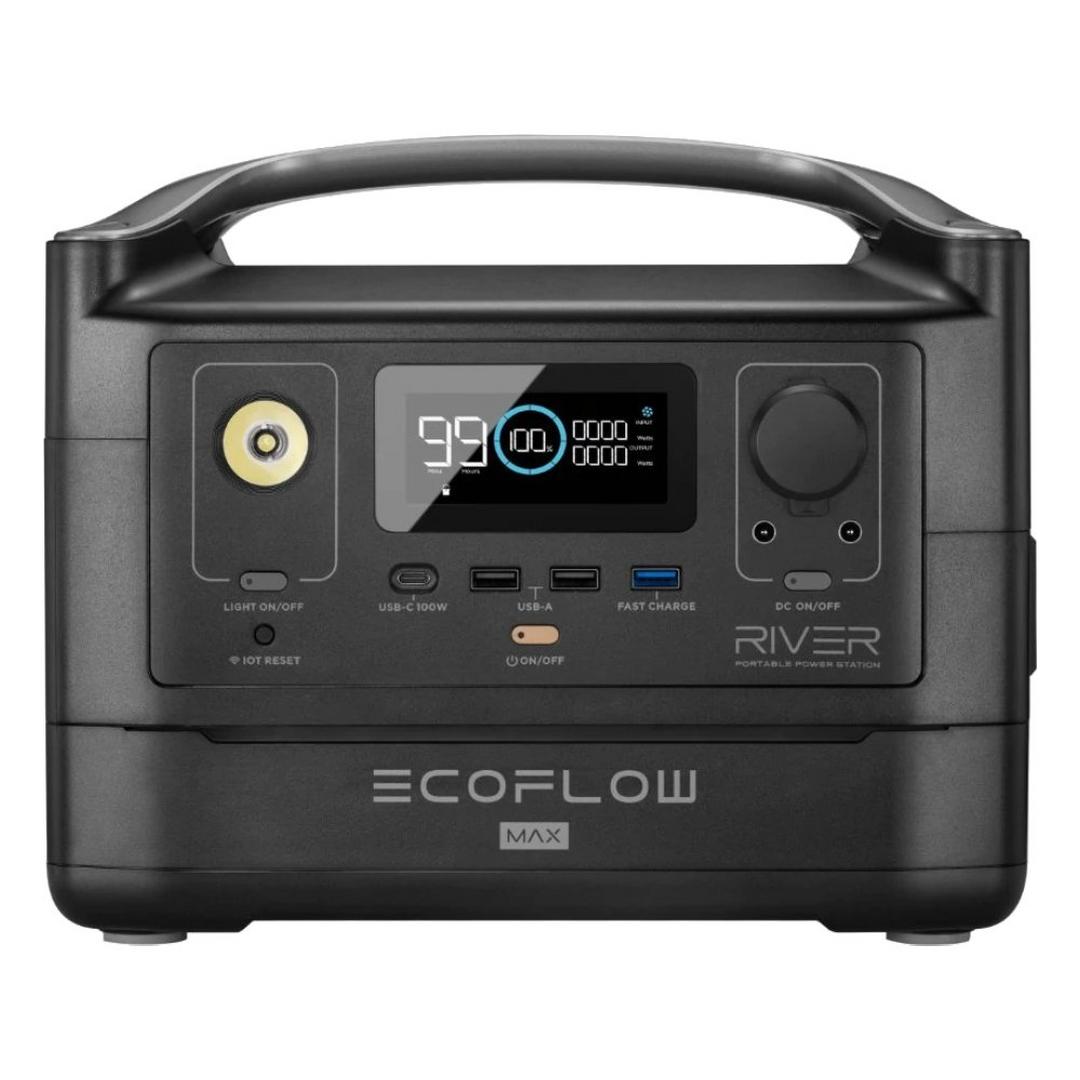 EcoFlow 600W Power Station - Black