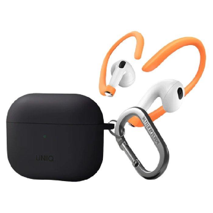 

Uniq nexo silicone airpods 3 case with ear hooks - grey