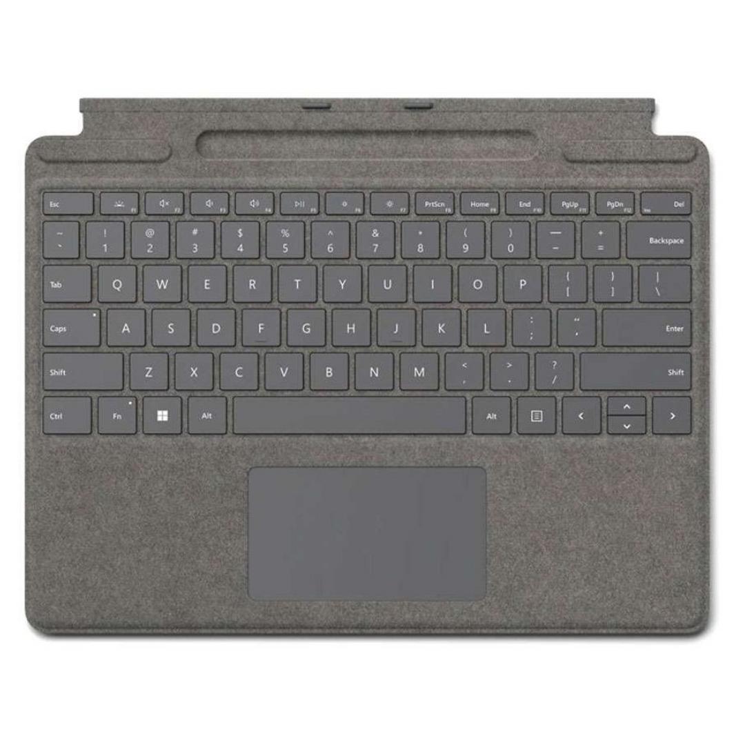 لوحة مفاتيح مايكروسوفت سيرفس برو سيجنتشر لبرو ٨، بلاتينيوم (8XA-00074)