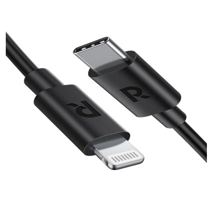 

Ravpower type-c to lightning cable 1m - black