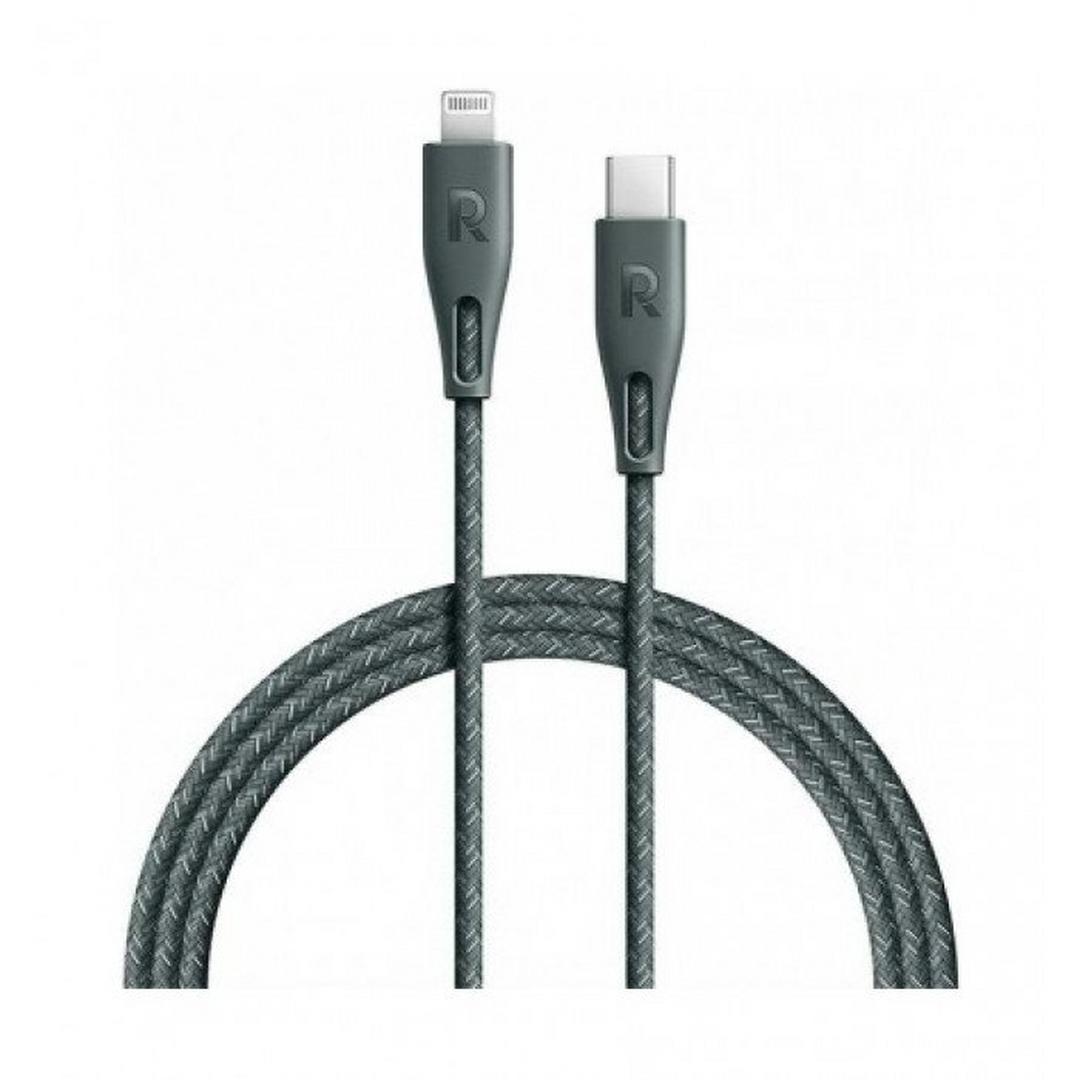 RavPower USB-C to Lightning 2m Nylon Cable - Green