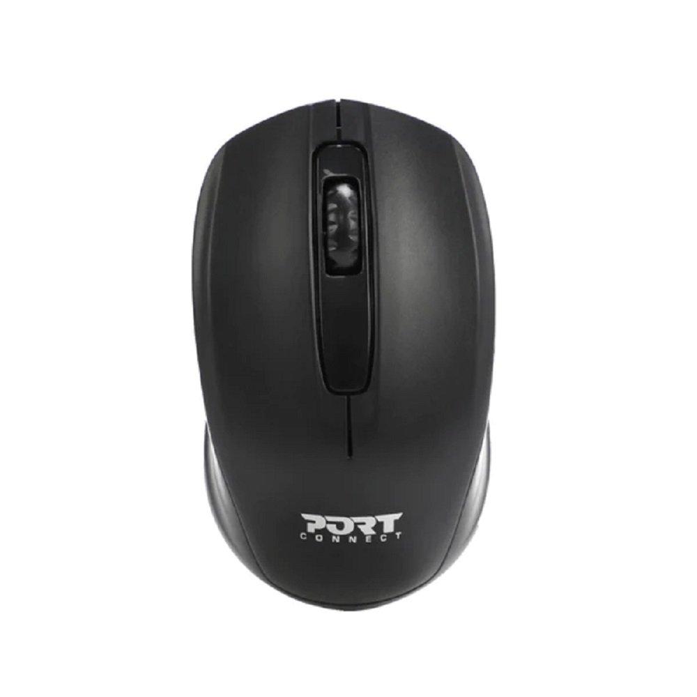 

Port connect wireless mouse - black