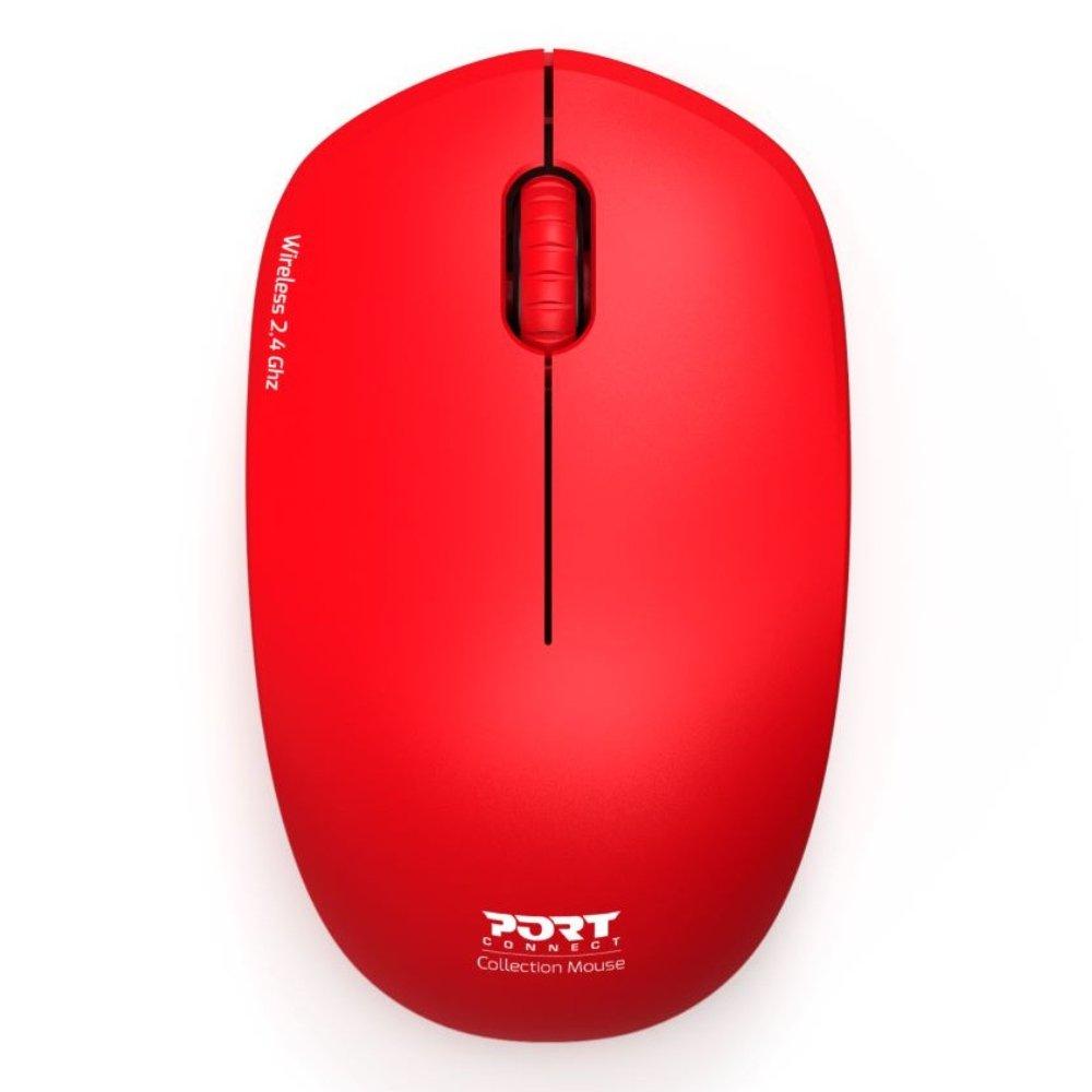 

Port mouse collection wireless - red (900537)