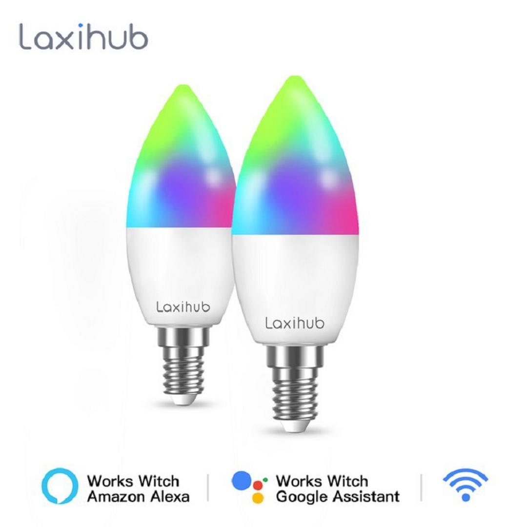 Laxihub WI-Fi & Bluetooth Smart LED Candle Bulb - (Pack of 2)